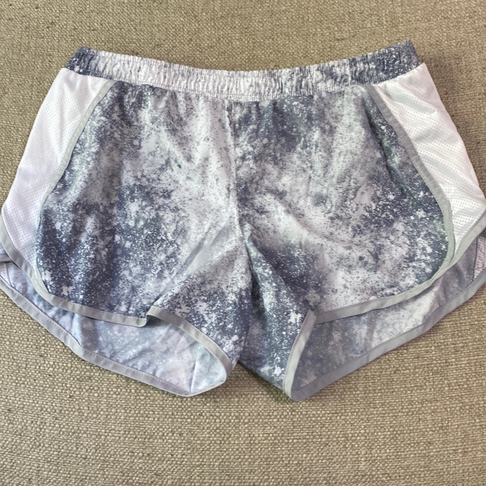 Old Navy Go-Dry Grey White Marble Running Athletic Shorts Underwear Liner Med M